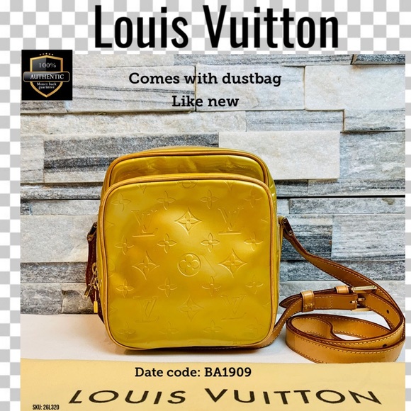 Louis Vuitton Handbags - Louis Vuitton Crossbody bag wooster vernis yellow